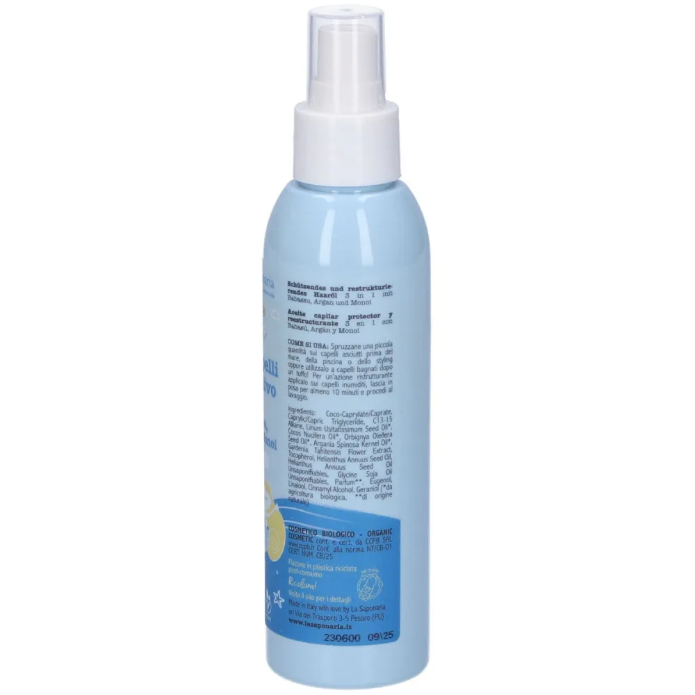 laSaponaria Schützendes Haaröl 3in1 BIO (125 ml) - regeneriert und pflegt