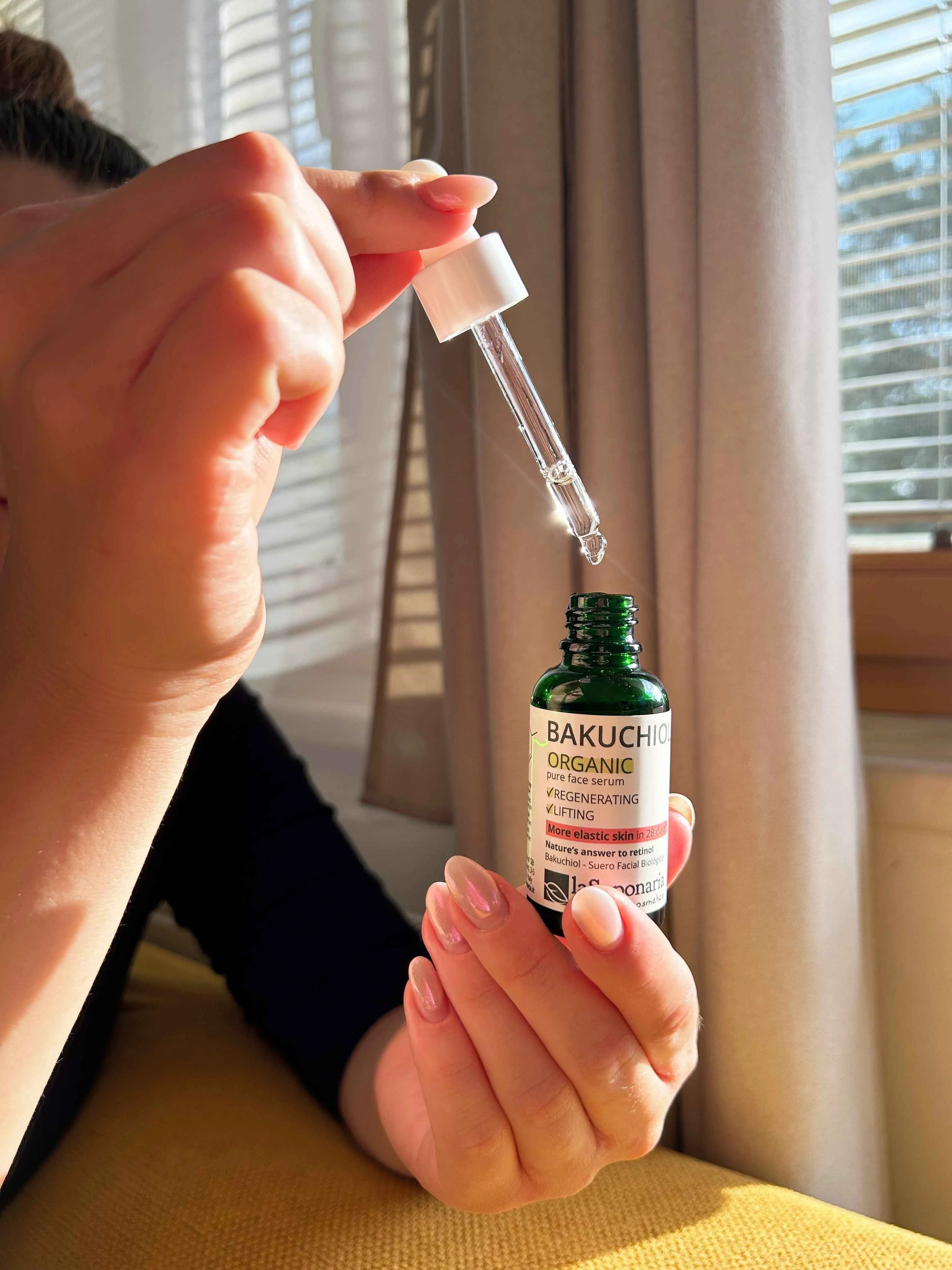 laSaponaria Gesichtsserum - Bakuchiol BIO (30 ml) - für ein jugendliches Hautbild
