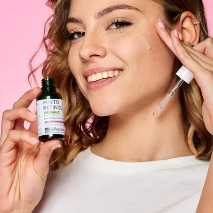 laSaponaria Gesichtsserum - Phyto-Retinol BIO (30 ml) - regeneriert und bringt die Haut zum Strahlen