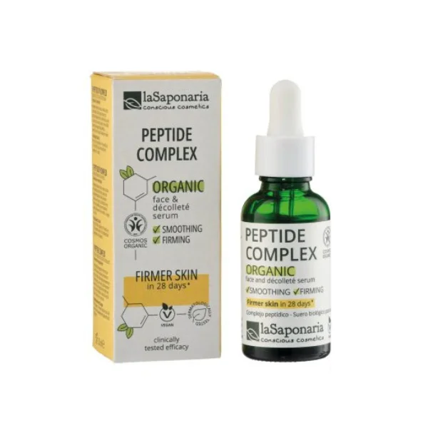 laSaponaria Gesichtsserum - Peptidkomplex BIO (30 ml) - glättet und strafft die Haut