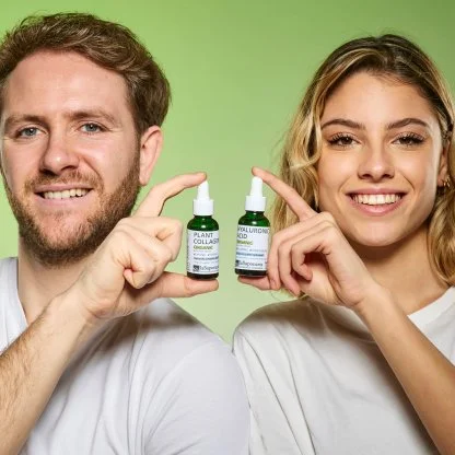 laSaponaria Gesichtsserum - Pflanzliches Kollagen BIO (30 ml) - für glattere und festere Haut