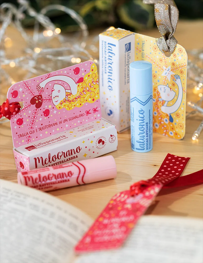 laSaponaria Getönter Lippenbalsam Biocao mit Bio-Granatapfel (5,7 ml) – für eine natürliche Lippenfarbe