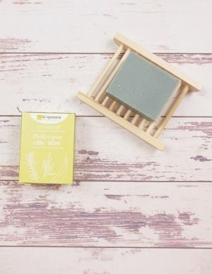 Feste Olivenseife BIO - Mediterrane Kräuter mit Aloe (100 g)