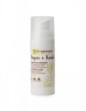 laSaponaria Nährende Creme für trockene und reife Haut mit Arganöl BIO (50 ml)