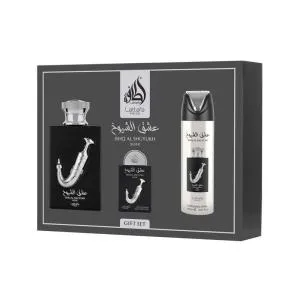 Lattafa Pride Ishq Al Shuyukh Silver EDP 100 ml + EDP 20 ml + DEO Spray 200 ml UNISEX