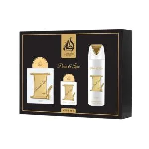 Lattafa Pride Peace & Love EDP 100 ml + EDP 20 ml + DEO Spray 200 ml UNISEX