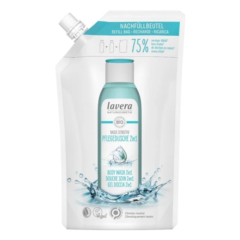 Lavera Basis Sensitive Duschgel für Körper und Haare 2in1 250 ml – auch für empfindliche Haut