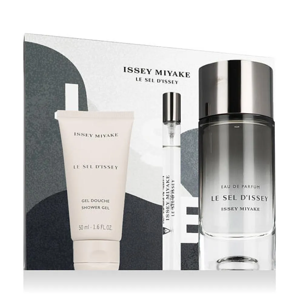 Le Sel d’Issey 100 ml + EDP Mini 10 ml + SG Eau de Parfum für Herren 50 ml