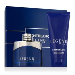 Montblanc Legend Blue Eau de Parfum für Herren 50 ml + Duschgel für Körper und Haare