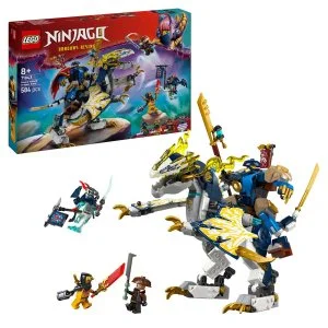LEGO® NINJAGO® 71843 Rogue und der robotische Drachenreiter