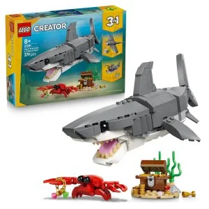 LEGO® Creator 3-in-1 31381 Wilder Hai und Schatztruhe