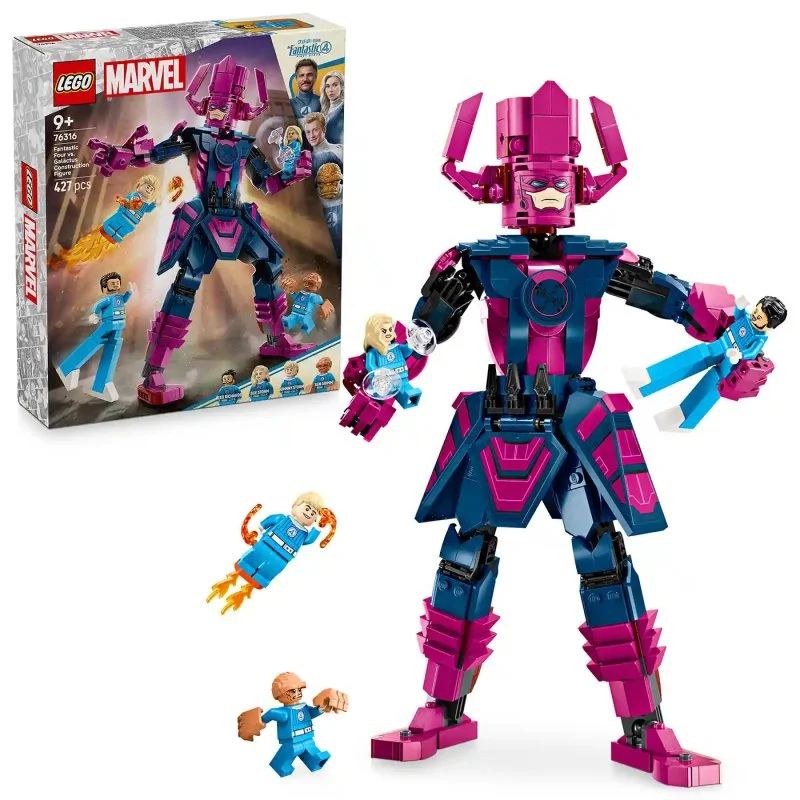 ǀ Marvel 76316 Die Fantastischen Vier gegen die baubare Galactus-Figur