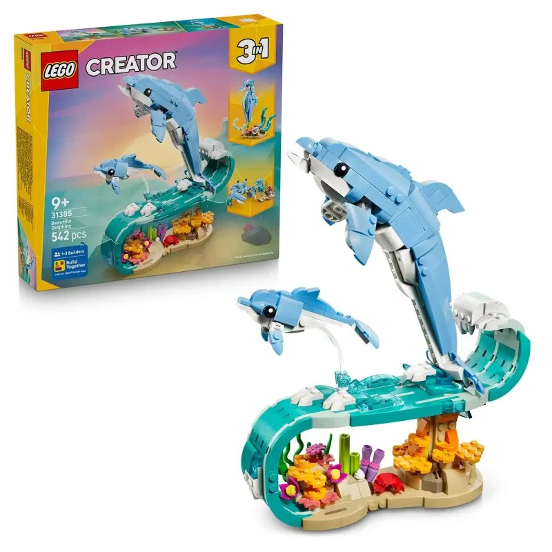 Creator 3-in-1 31385 Meerestiere: Schöne Delfine