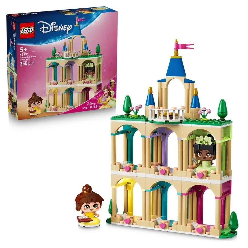 Disney Princess 43291 Mini Bella und Tiana mit Schloss