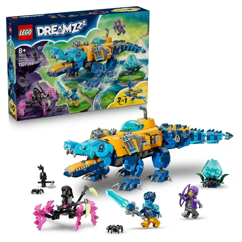 DREAMZzz™ 71512 Krokodil-U-Boot