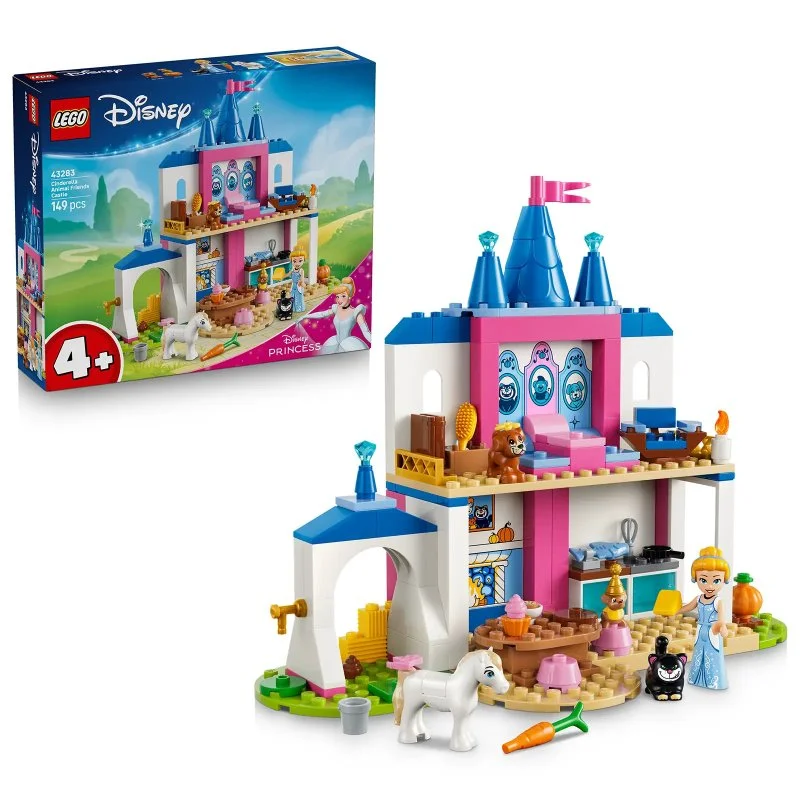 Disney 43283 Cinderellas Schloss und ihre tierischen Freunde