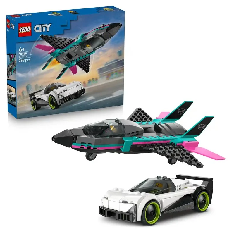 City 60489 Jet gegen Auto