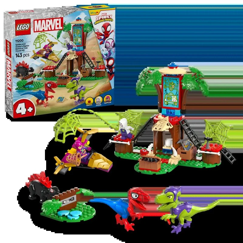 Marvel Spidey und seine Super-Freunde 11200 Spidey, Gobby und der Raptor-Kampf an der Baumhaus-Basis