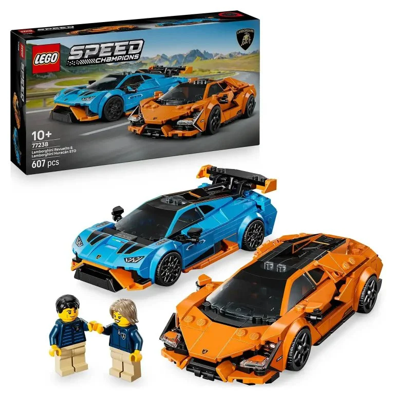Speed Champions 77238 Lamborghini Revuelto und Huracán STO