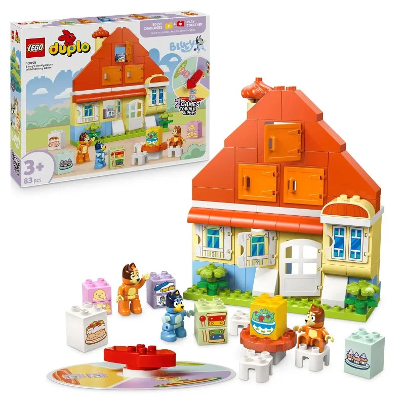 DUPLO® 10459 Blueys Haus und Memory-Spiel
