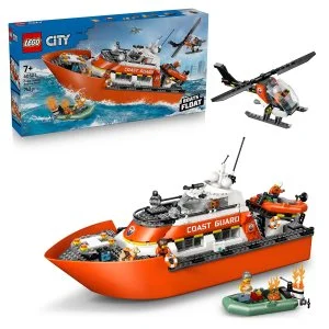 LEGO® City 60504 Rettungsboot der Küstenwache und Hubschrauber