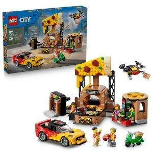LEGO® City 60496 Pizzalieferung und Fahrzeuge