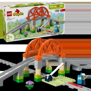 LEGO® DUPLO® 10426 Eisenbahnbrücke und Schienen – Erweiterungsset