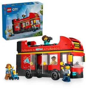 LEGO® City 60407 Roter Doppeldecker-Stadtrundfahrtbus