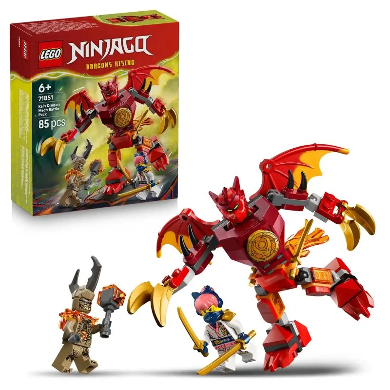 NINJAGO® 71851 Kais Kampfset mit Drachenanzug