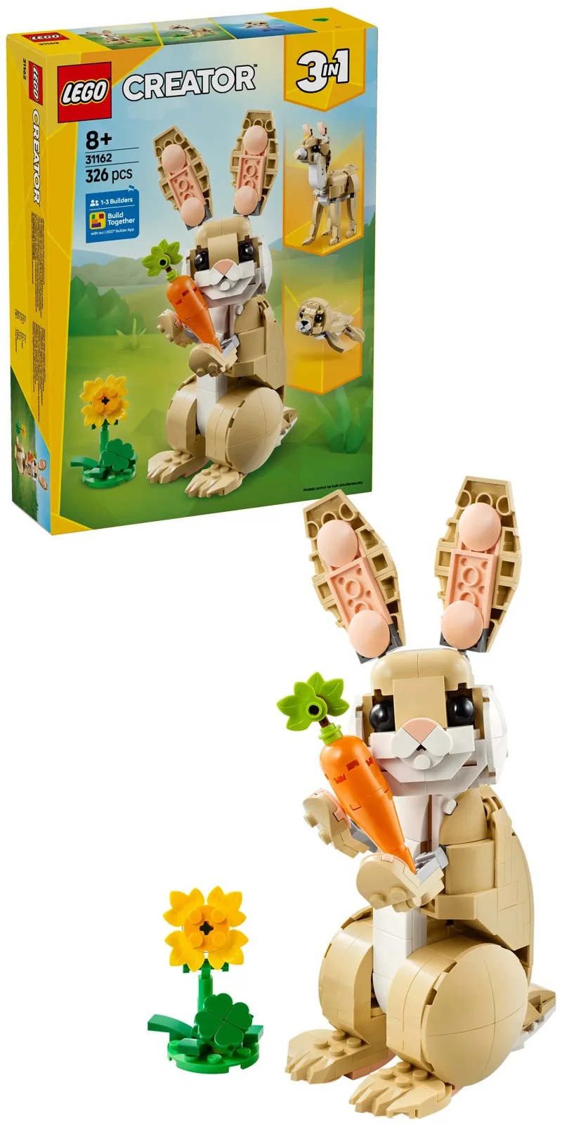 Creator 3-in-1 31162 Niedliches Kaninchen