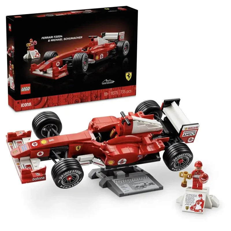 Icons 11375 Ferrari F2004 und Michael Schumacher