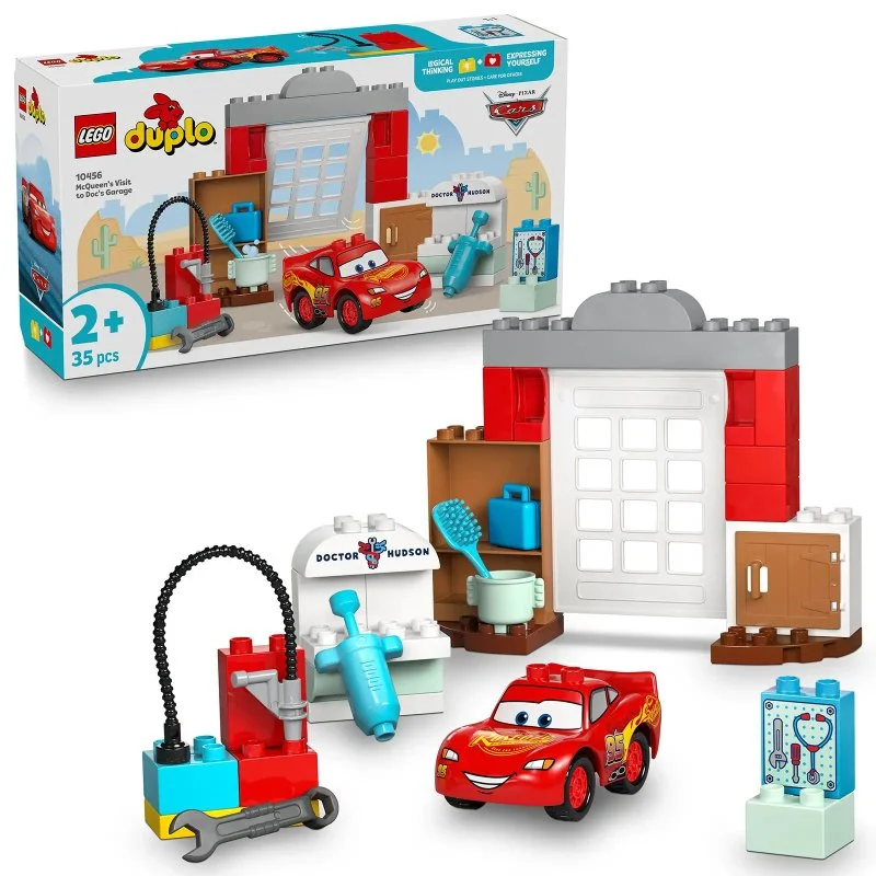 DUPLO® ǀ Disney 10456 McQueen und der Besuch in Doktor Hudsons Garage