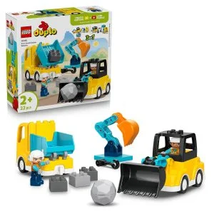 LEGO® DUPLO® 10475 Baustellenfahrzeuge 3-in-1