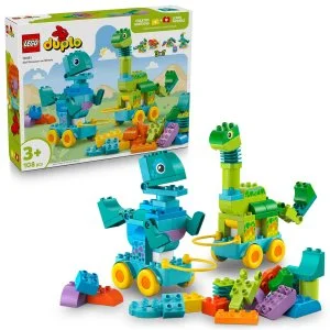 LEGO® DUPLO® 10451 3-in-1: Dinosaurier auf Rädern