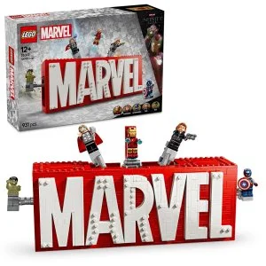 LEGO® Marvel 76313 MARVEL-Logo und Minifiguren