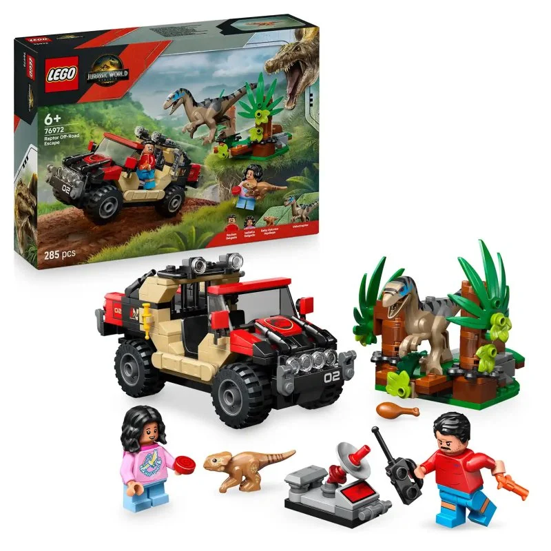 Jurassic World 76972 Flucht vor dem Raptor im Geländewagen