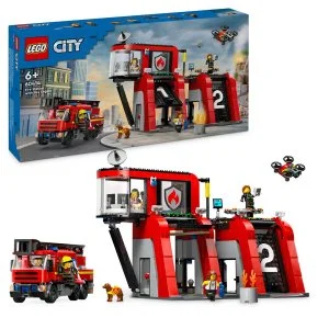 LEGO® City 60414 Feuerwache mit Feuerwehrfahrzeug