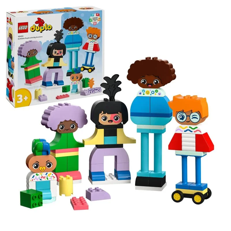 DUPLO® 10423 Zusammenbaubare Menschen mit großen Emotionen