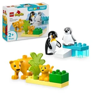 LEGO® DUPLO® 10442 Familien wilder Tiere: Pinguine und Löwen