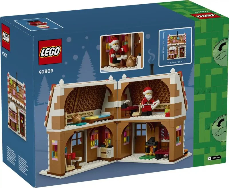40809 Weihnachtliches Lebkuchenhäuschen, Weihnachtsgeschenk für Kinder