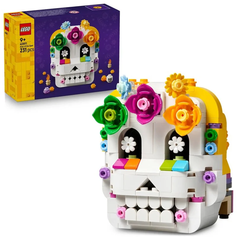 40811 Altar der Toten, Dekorativer Totenkopf zur Feier des Día De Los Muertos