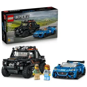LEGO® Speed Champions 77264 Jaguar Project 7 und Land Rover Defender