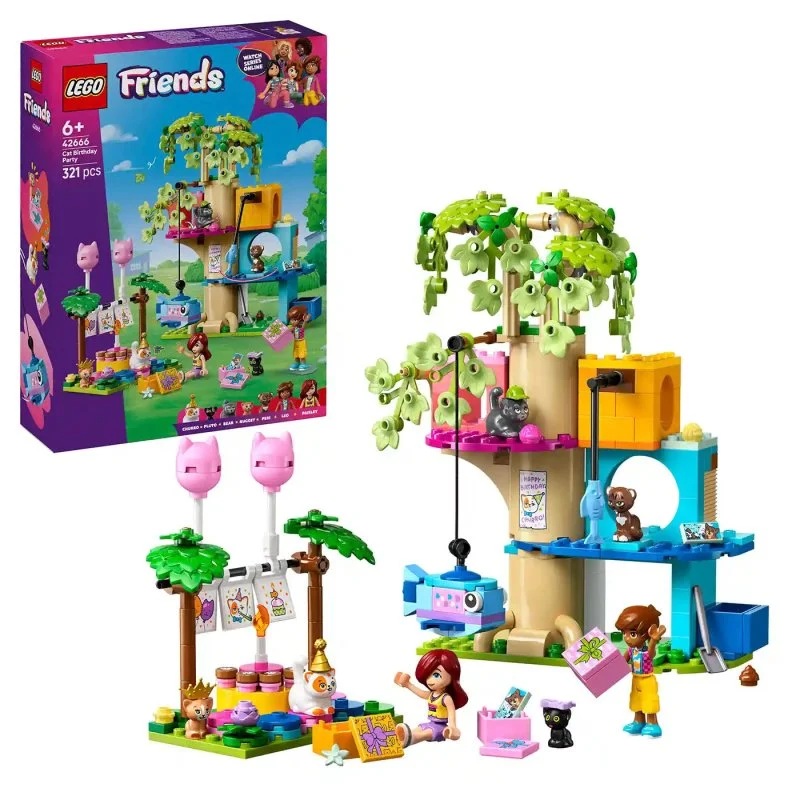 Friends 42666 Katzen-Geburtstagsfeier und Baumhaus