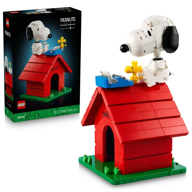 Ideas 21368 Peanuts: Snoopys Hundehütte