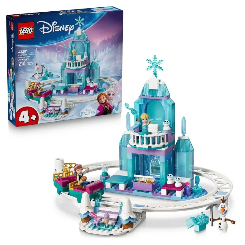Disney Princess 43281 Elsas Eispalast und Schneefahrt
