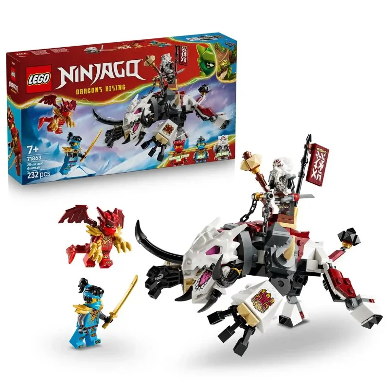 NINJAGO® 71863 Zilvar und das Drachenbiest Grimtak