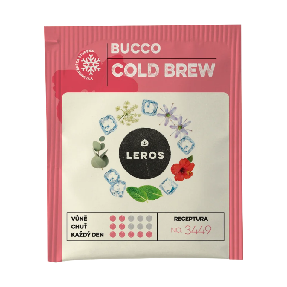 LEROS Kräutermischung Bucco Cold Brew – Aufgussbeutel (20 x 1,5 g) – zur Zubereitung von Eistee