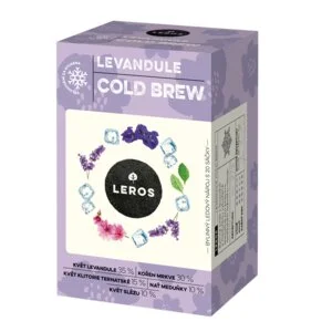 LEROS Kräutermischung Lavendel Cold Brew – Aufgussbeutel (20 x 1,2 g) – zur Zubereitung von Eistee