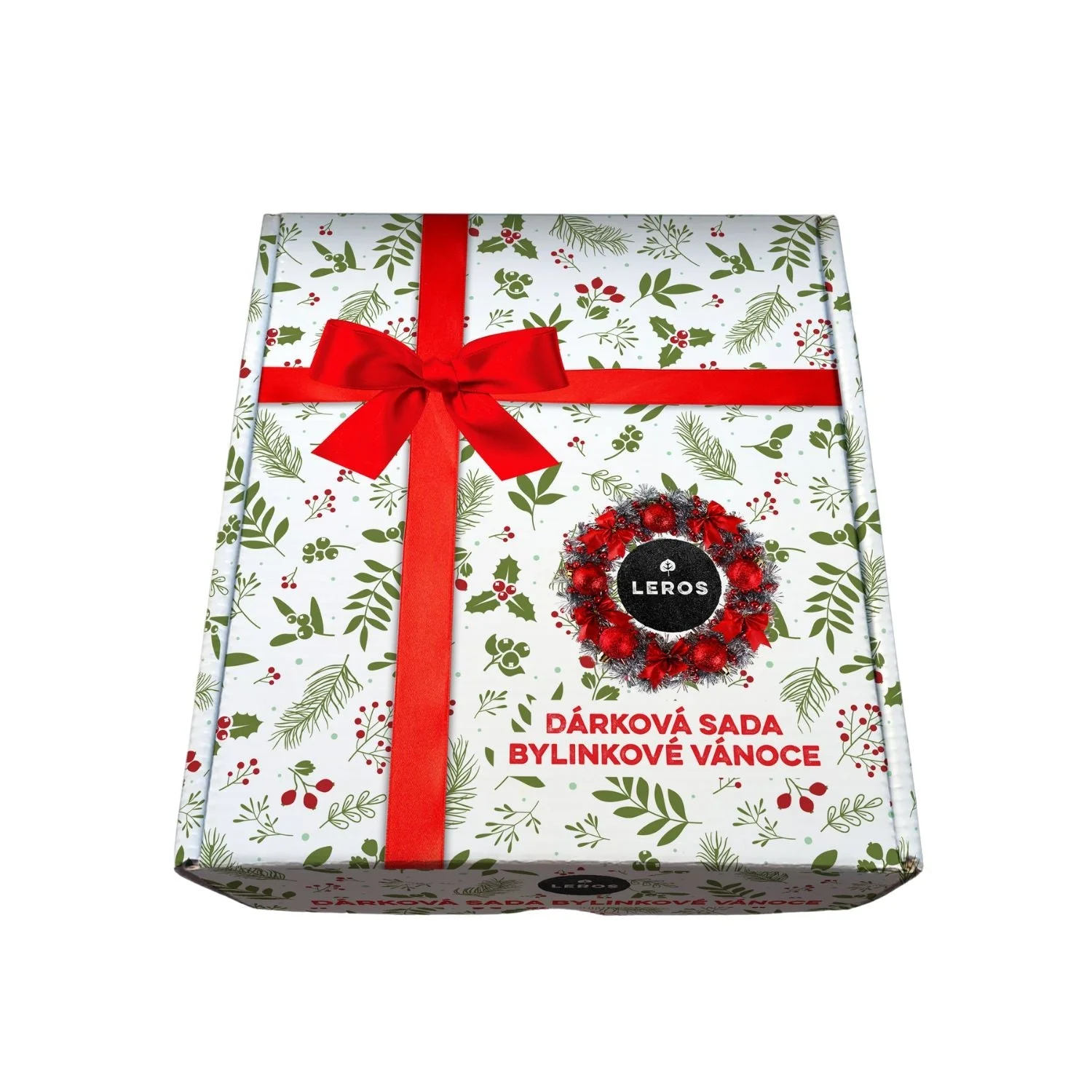 LEROS Geschenkset (3 Stück) – Kräuter-Weihnachten – Kräutersirup und 2 Teesorten