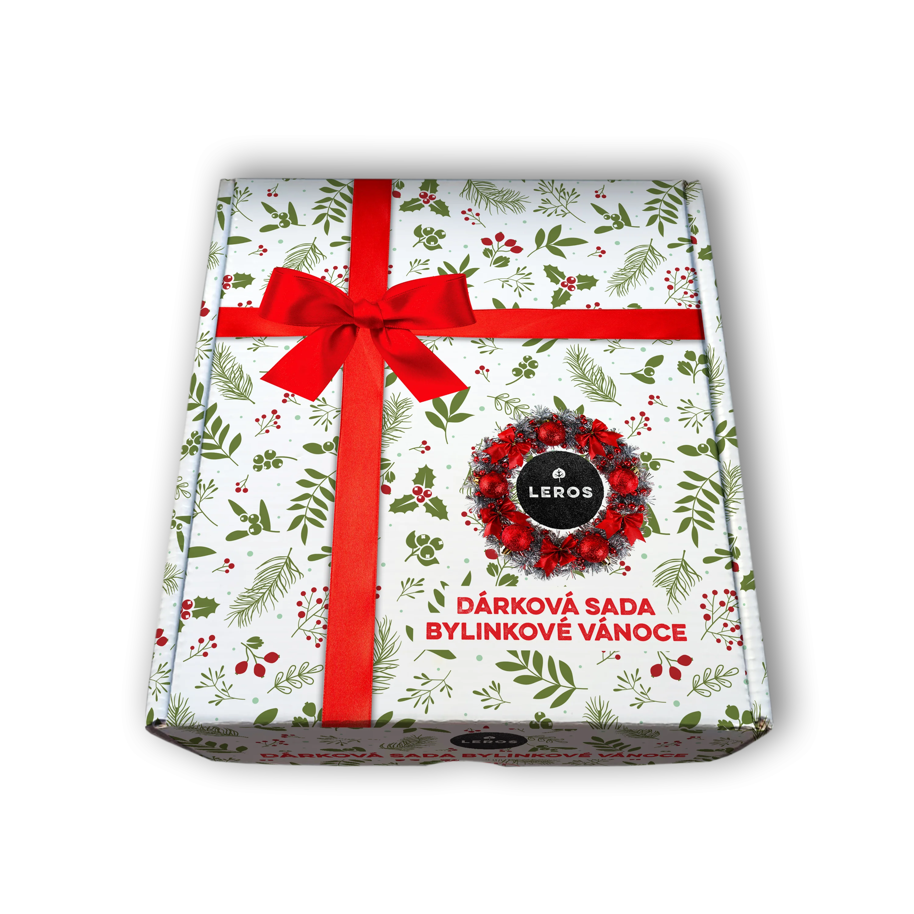 LEROS Geschenkset (3 Stück) – Kräuter-Weihnachten – Kräutersirup und 2 Teesorten
